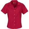 Ladies Short Sleeve Aspen Shirt - Red