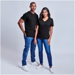 BAS-9000-BL-MOGR-68-NO-LOGO_1024X1024 Mens Super Club 165 V-Neck T-Shirt