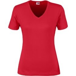 BAS-9001-R_1024X1024 Ladies Super Club 165 V-Neck T-Shirt