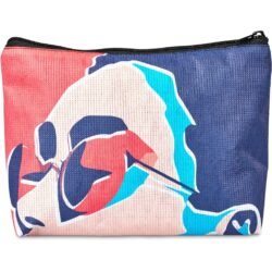 Pre-Printed Sample Hoppla Leanne Recycled PET Stitch-Bond Maxi Toiletry Bag