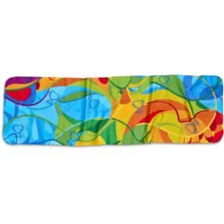 Pre-Printed Sample Hoppla Relay Sports Towel - Double-Sided Branding