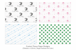 ⭐ Custom Printed Tissue Paper – 594mm x 420mm 100 sheets⭐