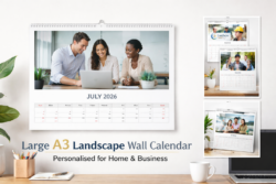 ⭐A3 Landscape Wall Calendar - Create your own design⭐
