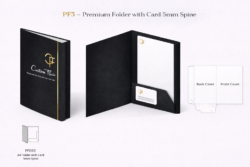 3 Premium A4 Presentation Folders (50 included)