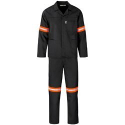 Trade Polycotton Conti Suit - Reflective Arms & Legs - Orange Tape