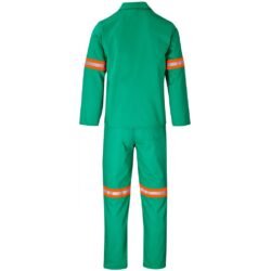 Trade Polycotton Conti Suit - Reflective Arms & Legs - Orange Tape