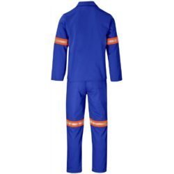 Trade Polycotton Conti Suit - Reflective Arms & Legs - Orange Tape
