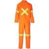 Trade Polycotton Conti Suit - Reflective Arms, Legs & Back - Yellow Tape