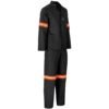 Trade Polycotton Conti - Suit Reflective Arms, Legs & Back - Orange Tape