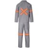 Trade Polycotton Conti - Suit Reflective Arms, Legs & Back - Orange Tape