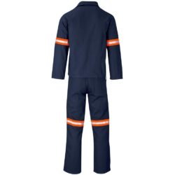 ALT-11032-N-GHBK_1024X1024 Technician 100% Cotton Conti Suit - Reflective Arms & Legs - Orange Tape