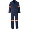ALT-11032-N_1024X1024 Technician 100% Cotton Conti Suit - Reflective Arms & Legs - Orange Tape