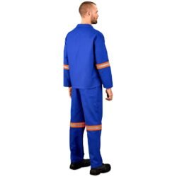 ALT-11032-RB-MOBK-01_1024X1024 Technician 100% Cotton Conti Suit - Reflective Arms & Legs - Orange Tape