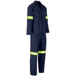 ALT-11033-N-GHSI_1024X1024 Technician 100% Cotton Conti Suit - Reflective Arms, Legs & Back - Yellow Tape