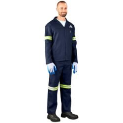 ALT-11033-N-MOFR3199-LOGO_1024X1024 Technician 100% Cotton Conti Suit - Reflective Arms, Legs & Back - Yellow Tape