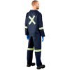 ALT-11033-N_MOBK1499_1024X1024 Technician 100% Cotton Conti Suit - Reflective Arms, Legs & Back - Yellow Tape