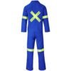ALT-11033-RB-GHBK_1024X1024 Technician 100% Cotton Conti Suit - Reflective Arms, Legs & Back - Yellow Tape