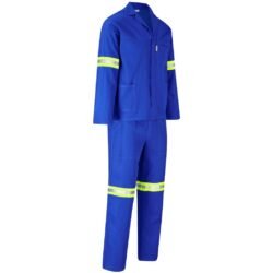ALT-11033-RB-GHSI_1024X1024 Technician 100% Cotton Conti Suit - Reflective Arms, Legs & Back - Yellow Tape