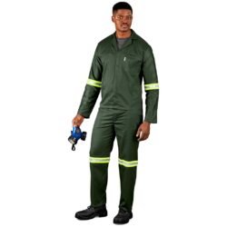 ALT-11061-OL-MOFR3399_1024X1024 Acid Resistant Polycotton Conti Suit - Reflective Arm & Legs - Yellow Tape