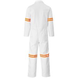 ALT-11082-W-GHBK_1024X1024 Safety Polycotton Boiler Suit - Reflective Arms & Legs - Orange Tape
