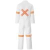 Safety Polycotton Boiler Suit - Reflective Arms Legs & Back - Orange Tape