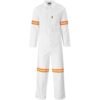 Safety Polycotton Boiler Suit - Reflective Arms Legs & Back - Orange Tape
