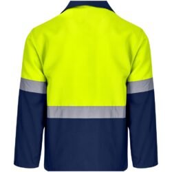 ALT-1109-Y-GHBK_1024X1024 Traffic Premium Two-Tone Hi-Viz Reflective Jacket