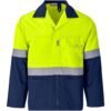ALT-1109-Y_1024X1024 Traffic Premium Two-Tone Hi-Viz Reflective Jacket
