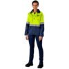 ALT-1109-Y_MOFR126-LOGO_1024X1024 Traffic Premium Two-Tone Hi-Viz Reflective Jacket