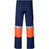 ALT-1110-O-GHBK_1024X1024 Traffic Premium Two-Tone Hi-Viz Reflective Pants