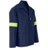 ALT-11111-N-GHSI_1024X1024 Site Premium Polycotton Jacket - Reflective Arms - Yellow Tape