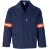 Site Premium Polycotton Jacket - Reflective Arms - Orange Tape
