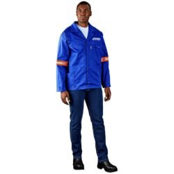 ALT-11114-MOFR-02-LOGO_1024X1024 Site Premium Polycotton Jacket - Reflective Arms & Back - Orange Tape