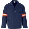 ALT-11114-N_1024X1024 Site Premium Polycotton Jacket - Reflective Arms & Back - Orange Tape