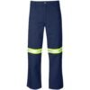 ALT-11131-N_1024X1024 Site Premium Polycotton Pants - Reflective Legs - Yellow Tape