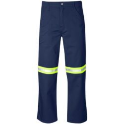 ALT-11131-N_1024X1024 Site Premium Polycotton Pants - Reflective Legs - Yellow Tape