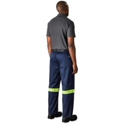 ALT-11131-N_MOBK205_1024X1024 Site Premium Polycotton Pants - Reflective Legs - Yellow Tape