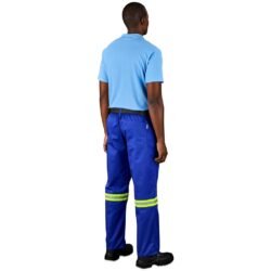 ALT-11131-RB-MOBK7_1024X1024 Site Premium Polycotton Pants - Reflective Legs - Yellow Tape