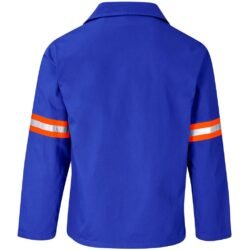 Artisan Premium 100% Cotton Jacket - Reflective Arms - Orange Tape