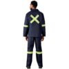 Artisan Premium 100% Cotton Jacket - Reflective Arms & Back - Yellow Tape