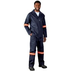 ALT-11144-N-MOFR-02_1024X1024 Artisan Premium 100% Cotton Jacket - Reflective Arms & Back - Orange Tape