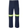 ALT-11151-N_1024X1024 Artisan Premium 100% Cotton Pants - Reflective Legs - Yellow Tape
