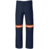 Artisan Premium 100% Cotton Pants - Reflective Legs - Orange Tape
