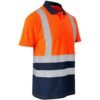 Surveyor Two-Tone Hi-Viz Reflective Golf Shirt