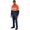 ALT-1500-O_MOFR1199_1024X1024 Access Vented Two-Tone Reflective Work Shirt