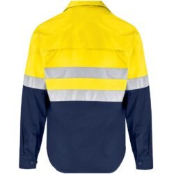 ALT-1500-Y-GHBK_1024X1024 Access Vented Two-Tone Reflective Work Shirt