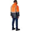 Hazard Padded Two-Tone Hi-Viz Reflective Jacket