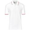 Mens Ash Golf Shirt - White