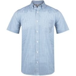 ALT-EDS-BU_1024X1024 Mens Short Sleeve Edinburgh Shirt - Blue