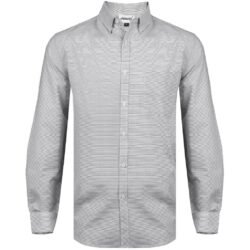 Mens Long Sleeve Earl Shirt - Grey